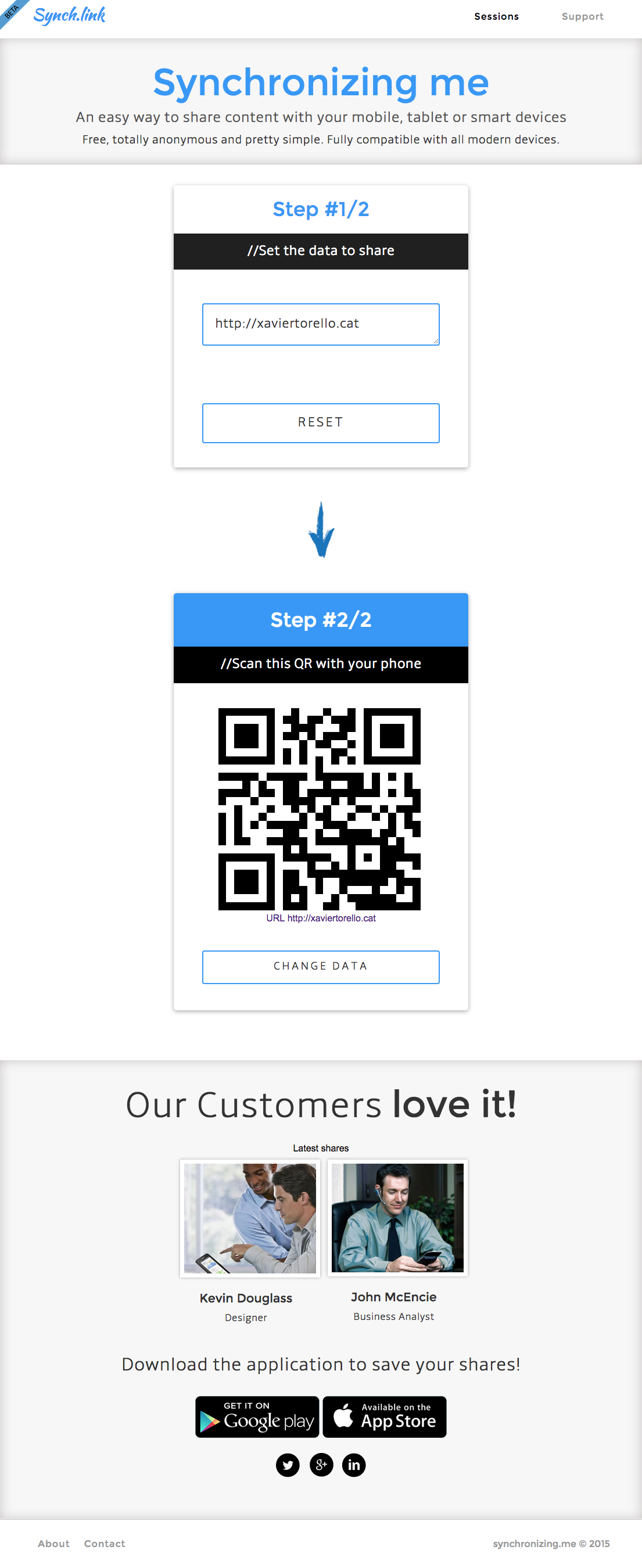 Synch.link Screnshot